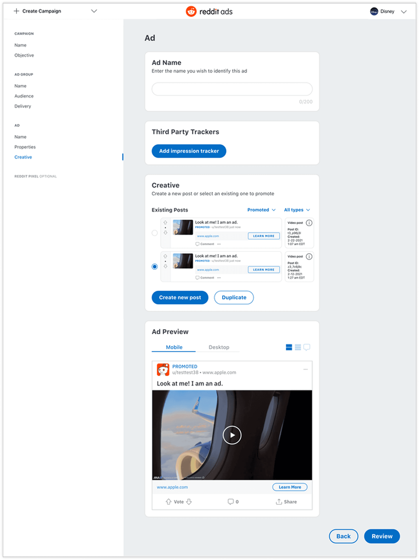 Post editor